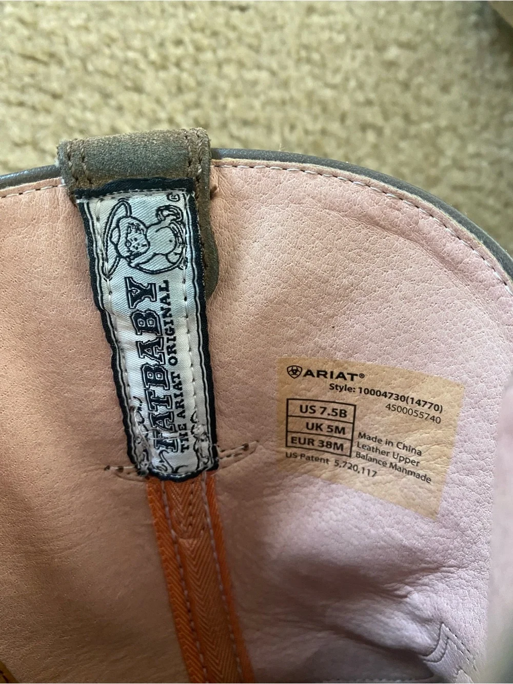 Ariat Fatbaby Western Boots | Pink Embroidered | Women’s 7.5B - Picture 2 of 5